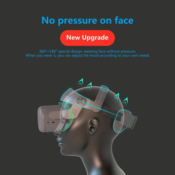 Oculus Q2 Vr Headset Hood Adjustable Smartphone Vr Headsets