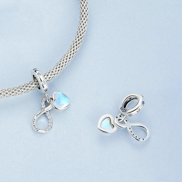 Veile Studios 1 Sets Of 925 Sterling Silver Sisterhood Charm Bracelet With Zirconia Pendant Bracelets
