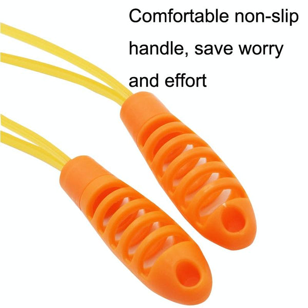 2 Wheel Manual Back Massager Yellow Massagers