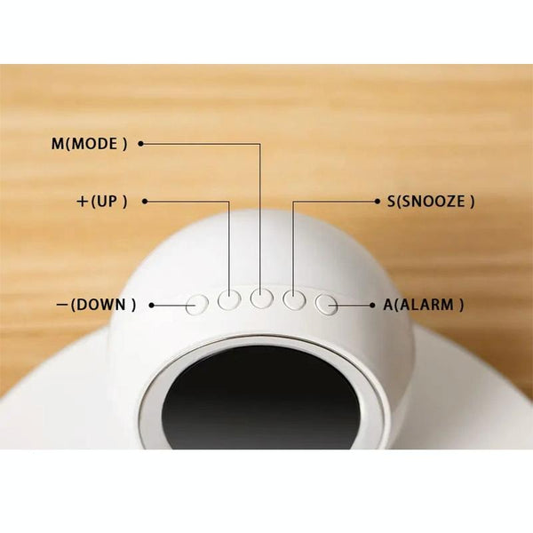 15W Rotatable Night Light Fast Charger Wheat White Chargers & Cradles