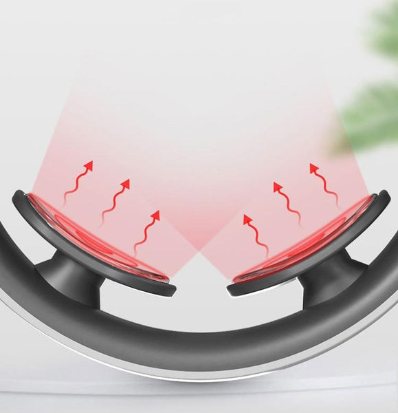 Neck Massager With Heat Therapy Electromagnetic Pulse Technology Massagers