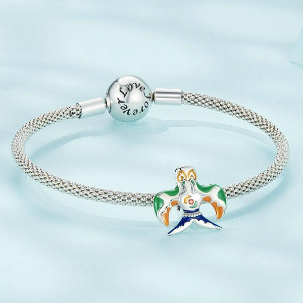 925 Sterling Silver Colorful Zircon Drop Bracelet In Bracelets