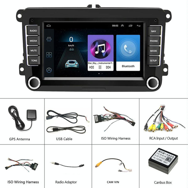 7 Inch Android Car Navigation Player With Wireless Carplay 2 + 32G Other Car Video