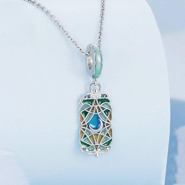 925 Sterling Silver Colorful Moon Tarot Bracelet Bracelets