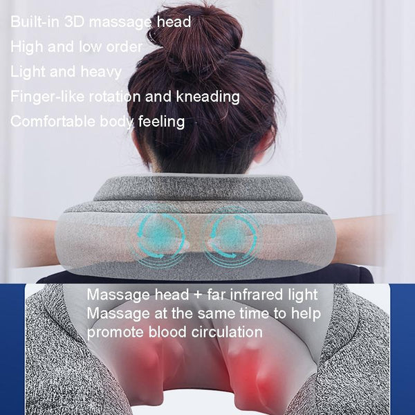 Cervical Massager With Hot Compress Uneck Air 3 Massagers