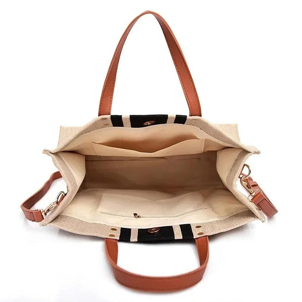 Large Canvas Crossbody Bag For Women Black Black Women's Bags & Handbags