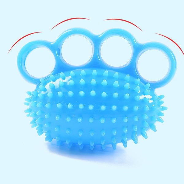 Tpr Grip Ball For Stroke Rehabilitation & Massage 4 Finger Design Massagers