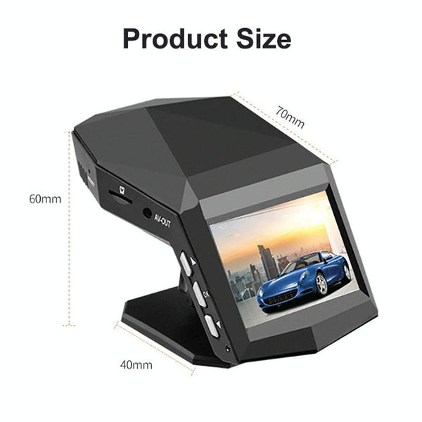 1080P Night Vision Hidden Driving Recorder 2 Inch Hd Single Lens Video In Dash Units W/O Gps