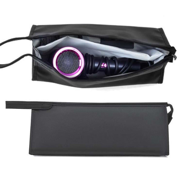 Black Hair Dryer Storage Package With Protective Cover And Roll Hair Dryers