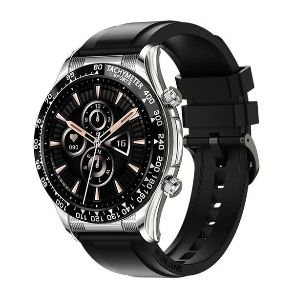Parallel Deals Smart Bluetooth Calling Watch With Nfc Function Black Silicone Smart Watches