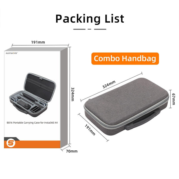 Insta360 X4 Mini Camera Bag For Carrying Model B812 Camera Cases Bags & Covers