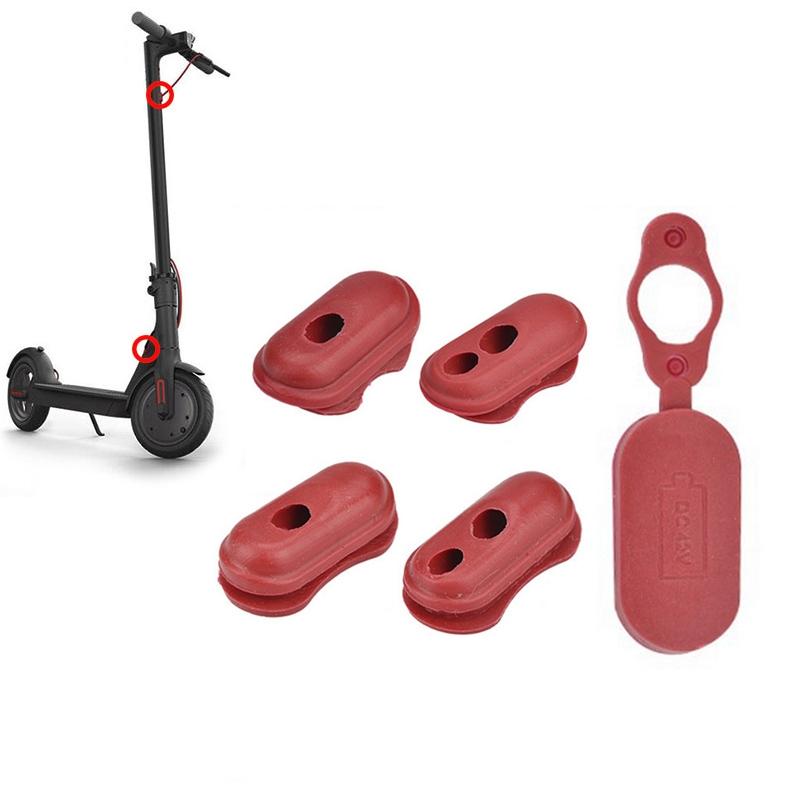 Universal 5 In 1 Silicone Port Cover For Xiaomi M365 Scooter Accessories Parts