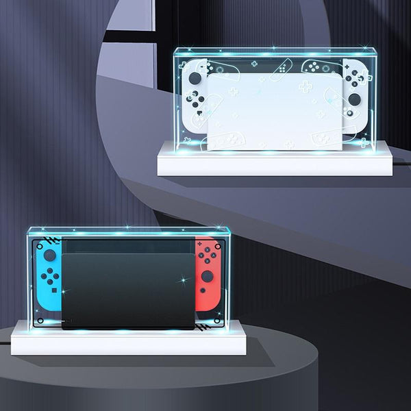 Nintendo Switch Oled Display Base With Luminous Light Compact And Stylish Other Video Game Accessories