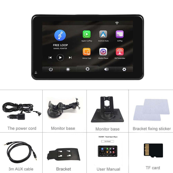 7 Inch Hd Smart Screen Carplay Android Auto 16G Memory Card Other Car Audio