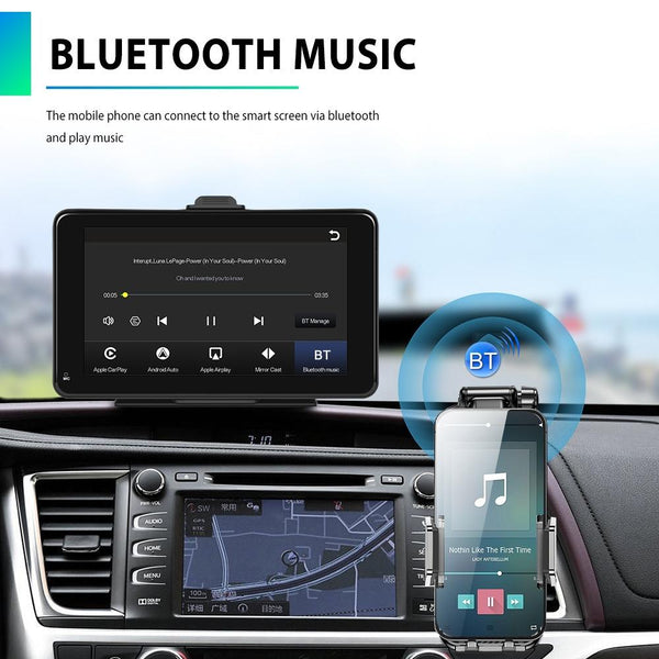 7 Inch Hd Smart Screen Carplay Android Auto 16G Memory Card Other Car Audio