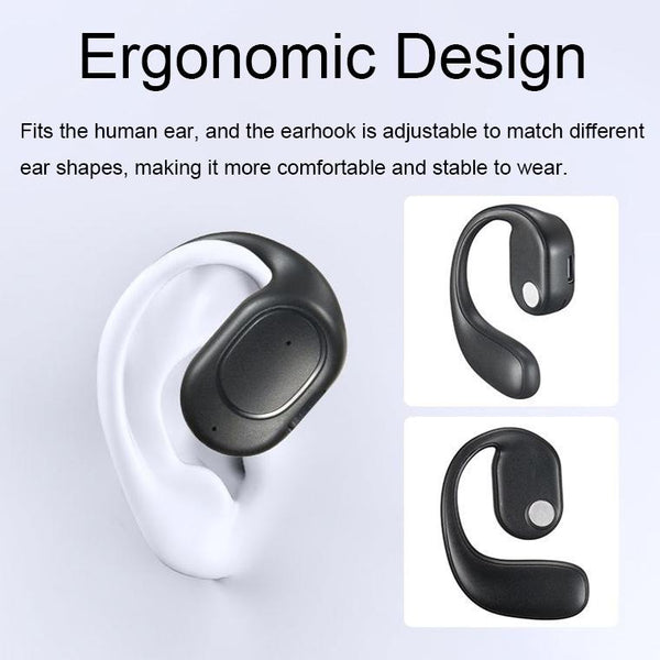 Wireless Bluetooth 5.2 Earphones With Noise Reduction Mounted Design Black Without Accessories Earbuds