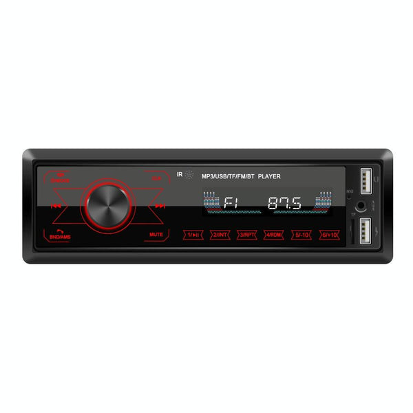 Touch Car Bluetooth Speakerphone With Mp3 Player Colourful Lights And Radio Compatible Double U Disk A2818 Ipods & Mp3 Players