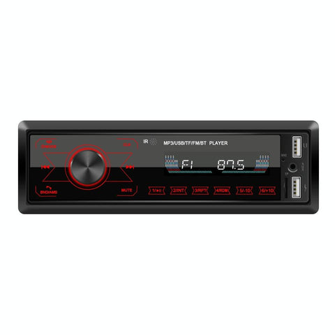 Touch Car Bluetooth Speakerphone With Mp3 Player Colourful Lights And Radio Compatible Double U Disk A2818 Ipods & Mp3 Players