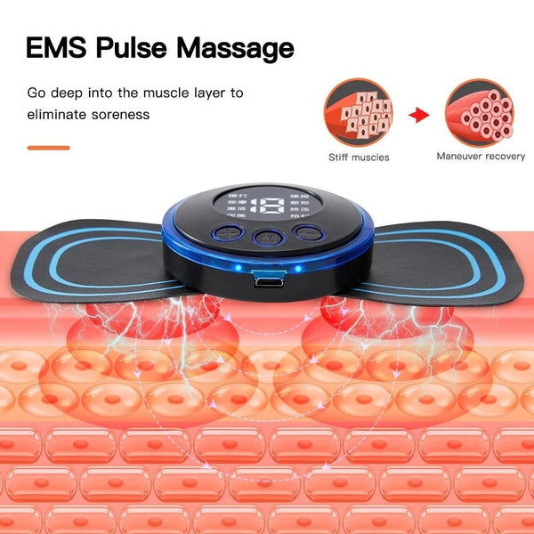2 In 1 Remote Upgrade Jack For Sc 195B Mini Cervical Massage Stickers Ems Pulse Meridian Therapy Instrument Massagers