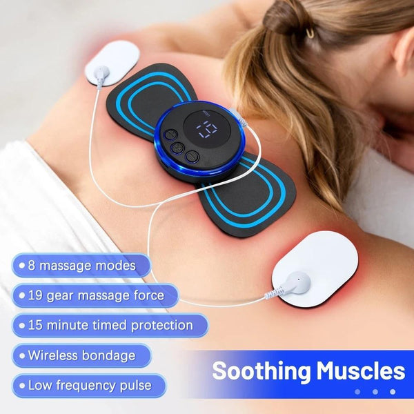 2 In 1 Remote Upgrade Jack For Sc 195B Mini Cervical Massage Stickers Ems Pulse Meridian Therapy Instrument Massagers