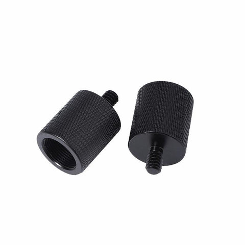 2 Pack Microphone Adapter 1 / 4 Male To F1 5 8 27 Female Screw Screws & Bolts