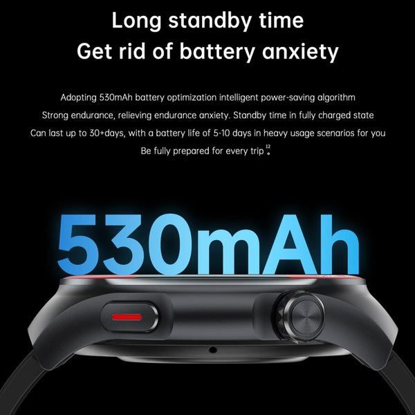 Round Screen Smart Watch Bt Call & Health Tracking (Leather Strap)

Specifications: Type: Ips Bluetooth: 5.3 Ble Battery Capacity: 530 Mah Charging Ma