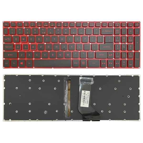 Red Backlit Laptop Keyboard Us Version For Acer Nitro 5 An515 41 Keyboards