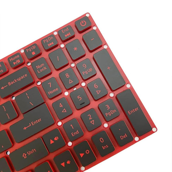 Red Backlit Laptop Keyboard Us Version For Acer Nitro 5 An515 41 Keyboards