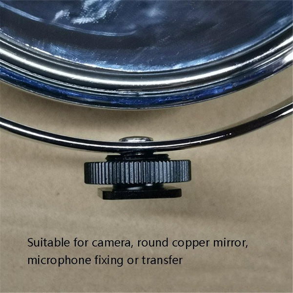 2 Pack Aluminum Hot Shoe Adapter 5 / 8 Male To 1 4 Female Video Cables & Adapters