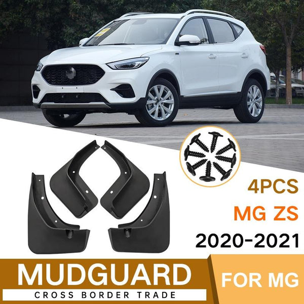 For Mg Zs 2020 2021 4Pcs / Set Car Auto Soft Plastic Splash Flaps Fender Guard Fenders & Mud Guards