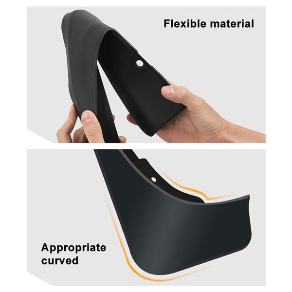 For Mg Zs 2020 2021 4Pcs / Set Car Auto Soft Plastic Splash Flaps Fender Guard Fenders & Mud Guards