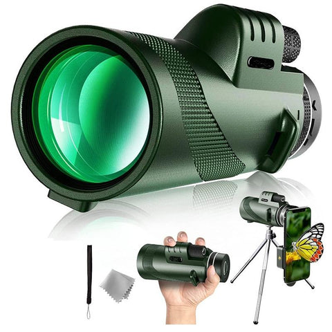 High Power Hd Monocular With Night Vision 40X60 Binoculars & Monoculars