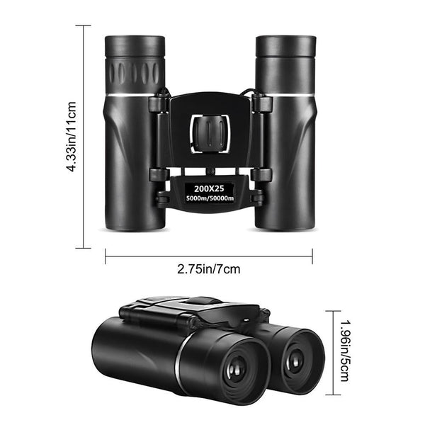 Foldable For Outdoor Adventures 200 X 25 Binoculars