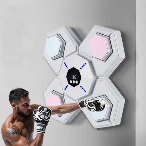 Rechargeable Bluetooth Boxing Machine Without Gloves Pink Strike Pads & Mitts