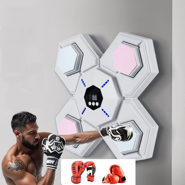 Rechargeable Bluetooth Boxing Machine Without Gloves Pink Strike Pads & Mitts