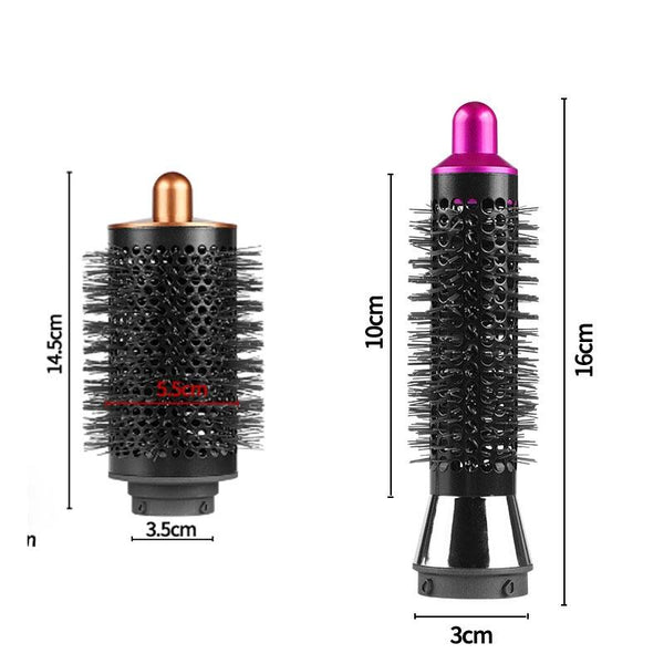 Gold 20Mm Cylinder Comb For Dyson Airwrap Rose Red Hair Dryers