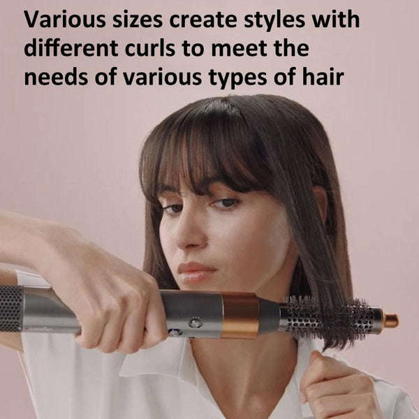 Gold 20Mm Cylinder Comb For Dyson Airwrap Rose Red Hair Dryers