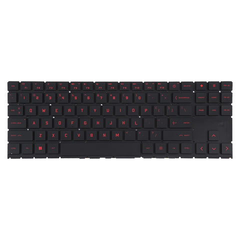 Backlit Keyboard With Touchpad For Hp Omen 15 En / Ek Keyboards & Keypads