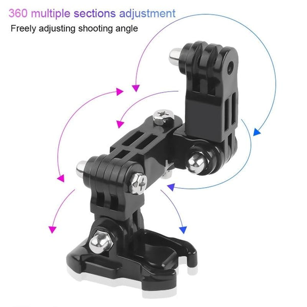 Universal Multi Joint Helmet Mount For Action Cameras Camera Drone Accessories