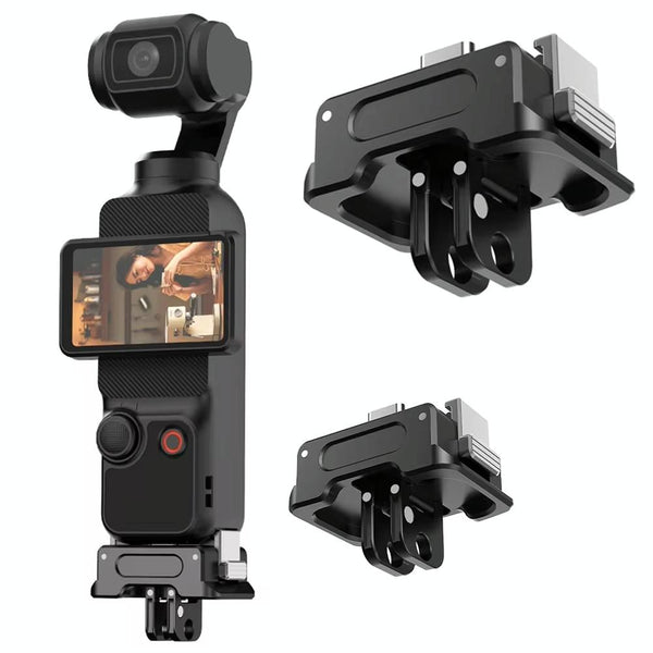 Quick Release Mount Adapter For Dji Osmo Pocket 3 Camera 1 / 4 Inch Hole Only Base Cables & Adapters