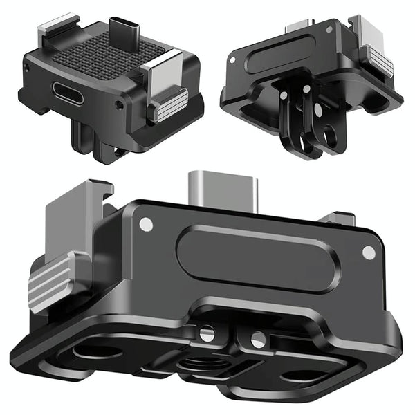 Quick Release Mount Adapter For Dji Osmo Pocket 3 Camera 1 / 4 Inch Hole Only Base Cables & Adapters