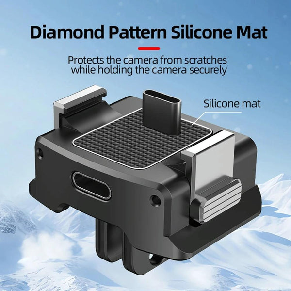 Quick Release Mount Adapter For Dji Osmo Pocket 3 Camera 1 / 4 Inch Hole Only Base Cables & Adapters