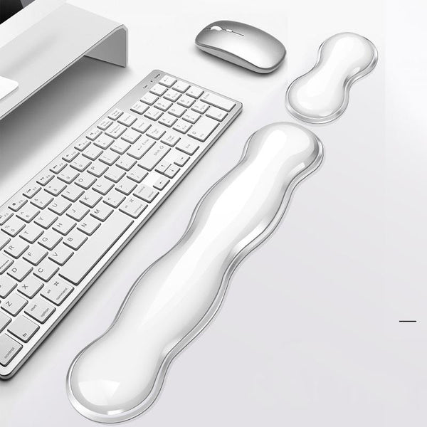 Large Green Silicone Keyboard Wrist Rest & Mouse Pad Small Transparent Mouse Pads & Wrist Rests