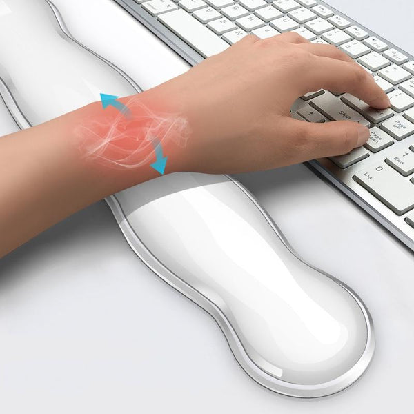 Large Green Silicone Keyboard Wrist Rest & Mouse Pad Small Transparent Mouse Pads & Wrist Rests
