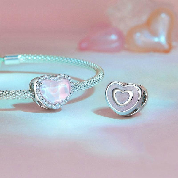 925 Sterling Silver Diy Love Beads For Valentine's Day In Charms & Pendants
