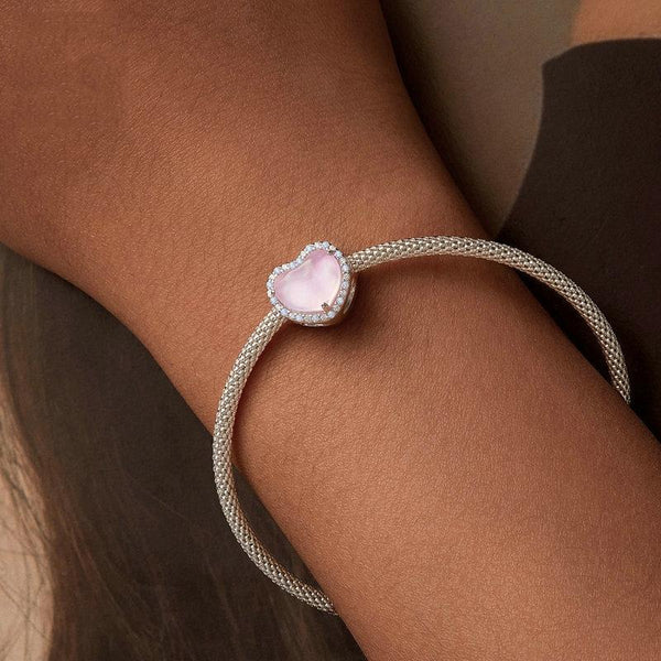 925 Sterling Silver Diy Love Beads For Valentine's Day In Charms & Pendants