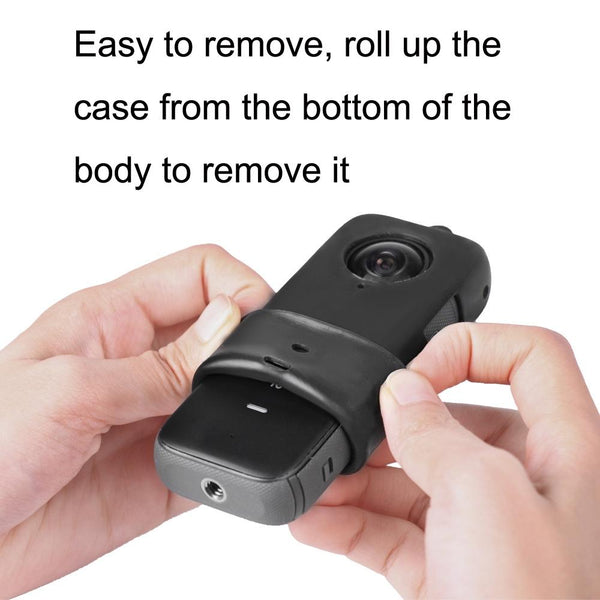 Silicone Protective Case For Insta360 One X2 With Red Lens Screen Audio And Video Camera Cases Bags & Covers