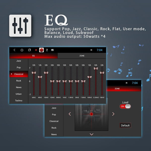 7 Inch Android Car Multimedia Player With Navigation & Bluetooth 2 + 32G 4Lights Camera Fits Volkswagen Other Car Video