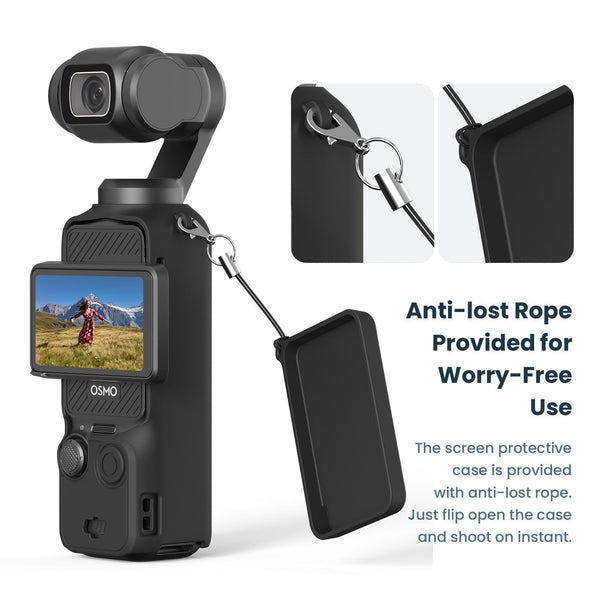 5 In 1 Silicone Case For Dji Pocket 3 Camera Accessories Black Camera Cases Bags & Covers