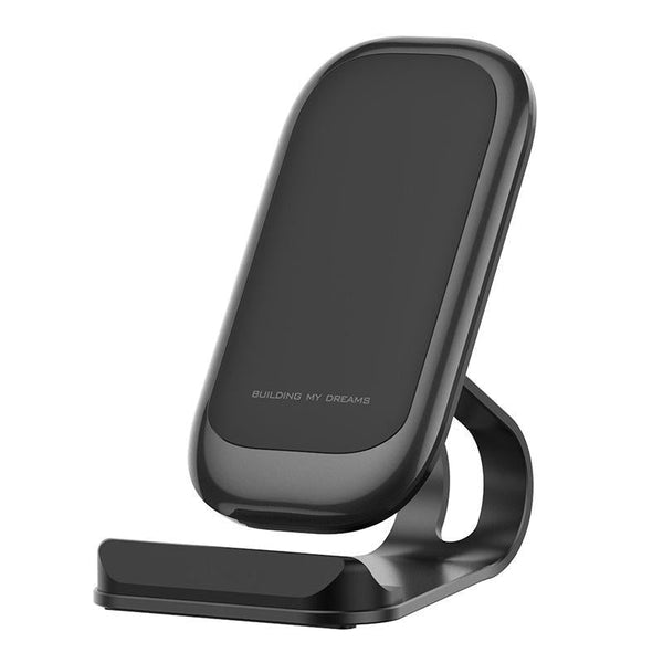 15W Multifunctional Wireless Charger With Stand Black Chargers & Cradles